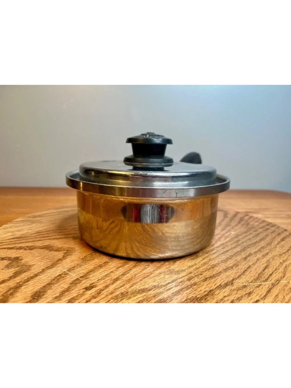 Vintage 1 QT Saladmaster Stainless Steel Saucepan with Vapo Lid, Induction Com